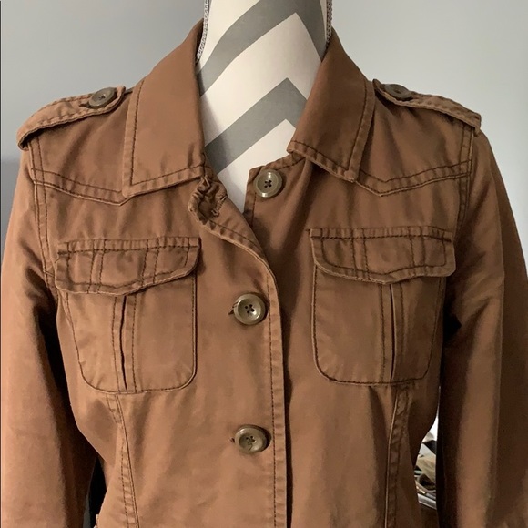 Brown Fall Utility Jacket - Picture 2 of 7